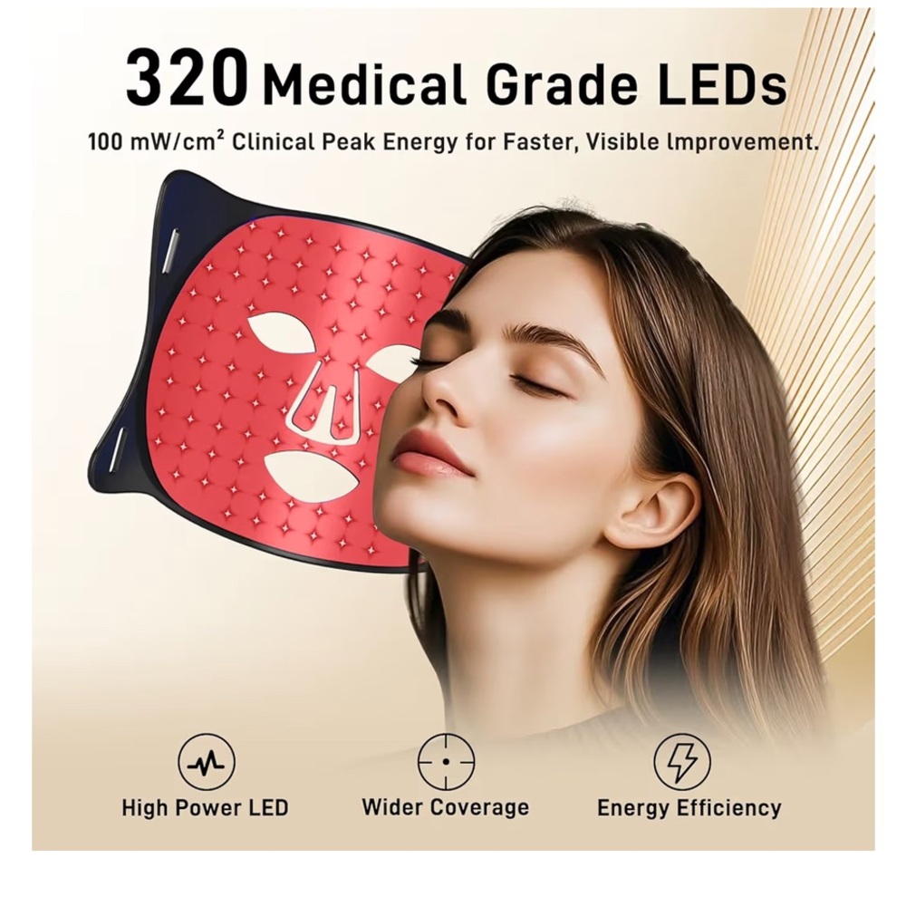 LED Light Therapy Mask - Picture 3 of 9